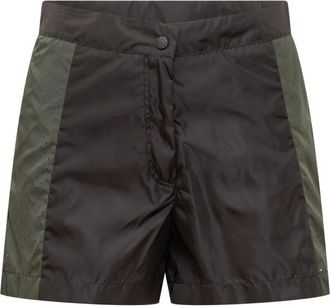 Moncler Perforated Panel Bermuda Shorts - Dames - Bermuda - Grijs - S - Nylon - Korte Broeken