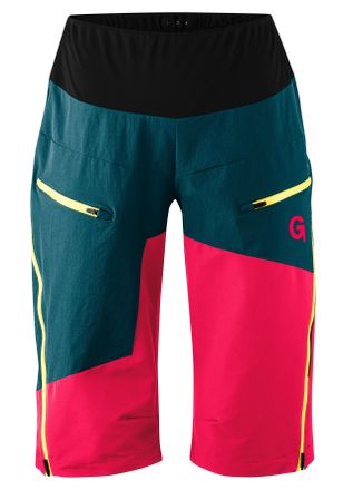 Gonso Radhose GONSO LOMASO, Damen, Gr. 34, Normalgr&ouml;ssen, pink (neonpink), 93% Polyamid, 7% Elastan, Hosen Radhose, Herren Bike-Shorts, MTB Fahrradhose mit 