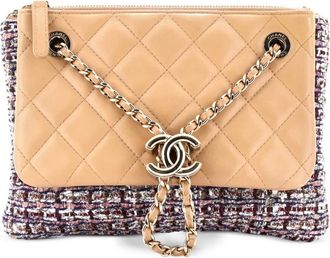 Chanel Borsa a spalla Double Case with Strap - Toni neutri