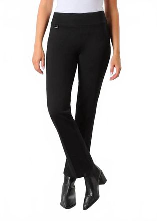 Lisette Hollywood Fabric Ankle Trousers In Black