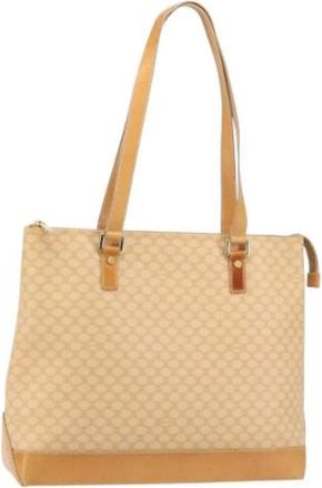 Celine Pre-owned Plastic Tote Bag - Dames - Vintage Shopper - Beige - ONE Size - Vintage