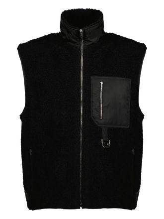 Fendi zip-pocket gilet - Nero