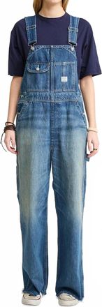 Denimist Slouch Bib Overall In Esher Blue