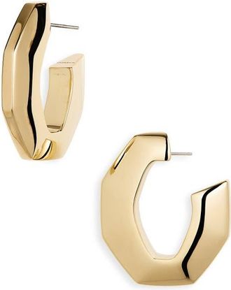 Givenchy Large Link Earrings in Golden Yellow at Nordstrom
