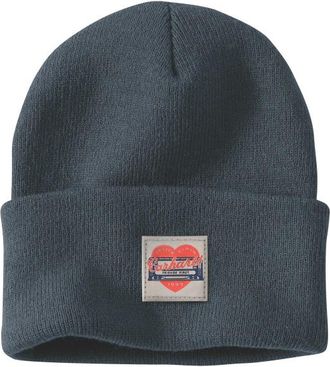 Carhartt Work in Progress Knit Heart Patch Beanie M&uuml;tze f&uuml;r Damen | blau