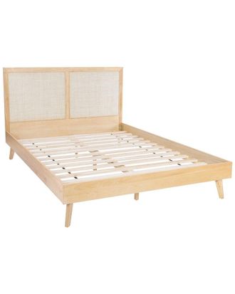Linon Claudette Cane Queen Bed