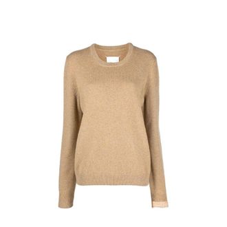 Maison Margiela Brown Cashmere Womens Sweatshirt