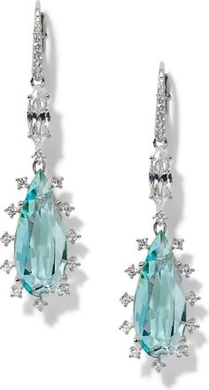 Nadri Mojito Cubic Zirconia Drop Earrings in Rhodium at Nordstrom