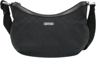 Gucci Pre-owned 181092 Schoudertas - Dames - Vintage Schoudertas - Zwart - ONE Size - Leer - Vintage
