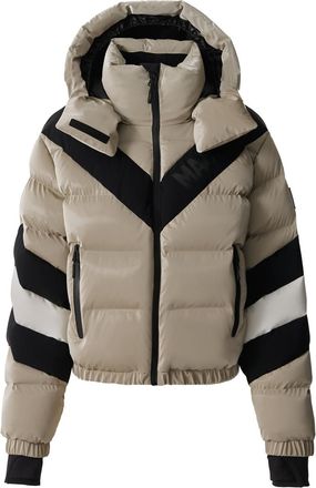 Mackage Kairi Chevron High-gloss Shell ski Jacket - Taupe - S (UK8-10 / S)