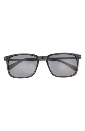 Ted Baker 56mm Polarized Square Sunglasses in Black at Nordstrom Rack