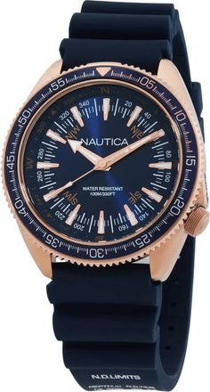 Nautica Vintage Quartz Blue Dial Mens Watch NAPNVF306