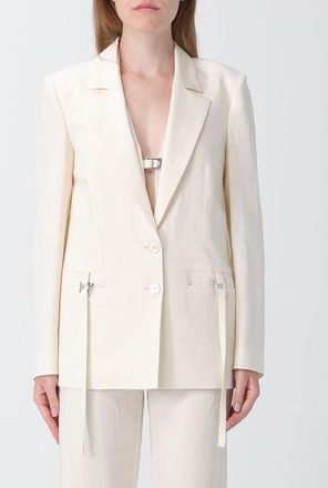 Patrizia Pepe Blazer monopetto in misto lino