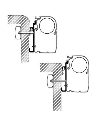 Thule Adaptateur De Stores Rapido S&eacute;rie 7/8 - Adapateur S&eacute;rie 5 Standard - Thule