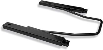 OEM Juego De Gu&iacute;as Universales Para 1 Asiento Tipo Butaca Con Ajuste Frontal (345 Mm De Ancho), Color Negro