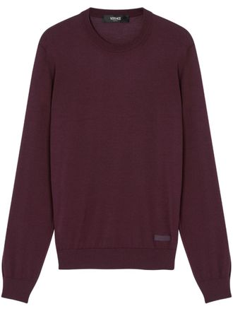 Versace Trui met ronde hals - Rood