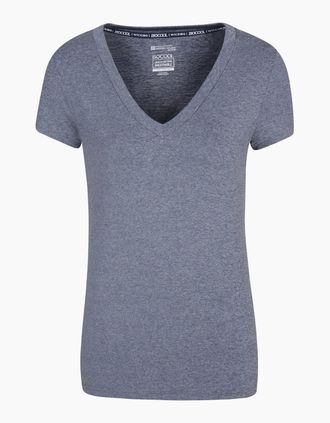 Mountain Warehouse Womens Mountain Warehouse Womens/Ladies Vitality V Neck T-Shirt - Navy - Size: 12