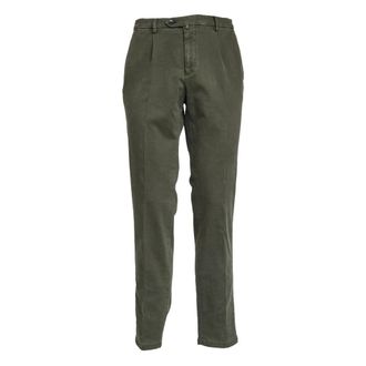 BRIGLIA 1949 Chinos, male, Green, Size: 2XL Trousers