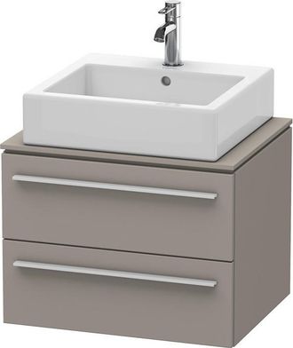 Duravit Mueble De Ba&ntilde;o Duravit X-large Para Consola 6510, 2 Cajones, 600 Mm, Color (frente/cuerpo): Decoraci&oacute;n Basalto Mate - Xl651004343