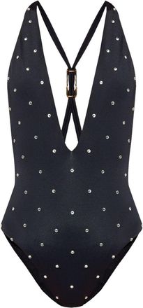 Versace Costume intero con decorazione - Nero