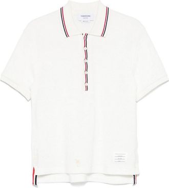 Thom Browne Rwb Cotton Polo Shirt