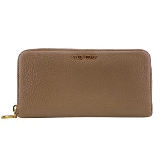 Miu Miu Beige Beige Gold Leather (Pre-Owned)