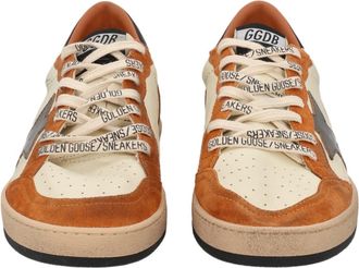 Golden Goose Ball Star Vintage-Effect Leather Sneakers