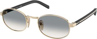 Prada PR B53S ZVN02C Womens Sunglasses Gold Size 52
