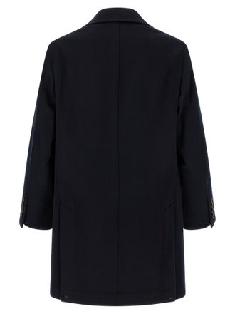 Brunello Cucinelli Virgin Wool Coat - Blue