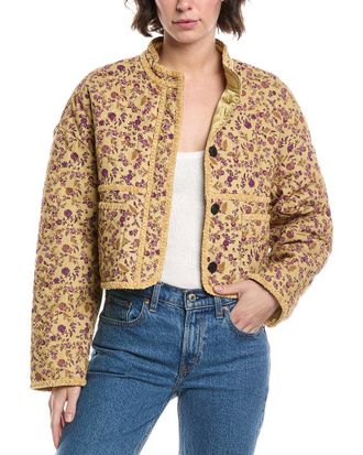 Avec Les Filles Short Quilted Puffer Jacket