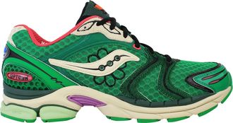 Saucony Progrid Triumph 4 Mens Green Running Shoes - Size UK 4.5