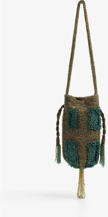Scalpers Parsacbeads Bag in Greengold at Nordstrom
