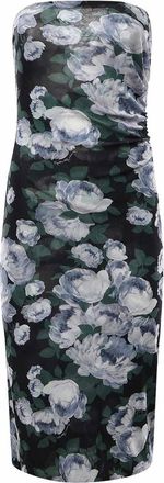 Stella McCartney Floral Mesh Dress With Ruffles