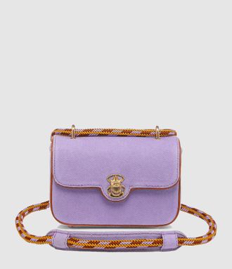CLARIS VIROT Sac Mini Ava Tissu Lavande