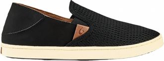 Olukai Womens Pehuea Slip-On Sneakers In Black/black