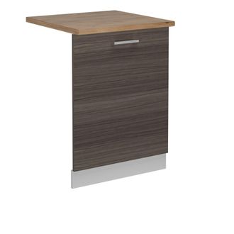 Vicco Tapa Del Lavavajillas R-line, Gris Noble, 60 Cm, Et Roble