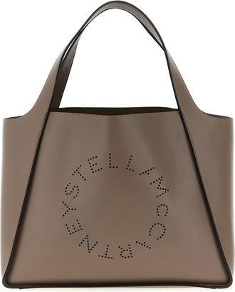 Stella McCartney The Logo Bag Tote Beige-Donna