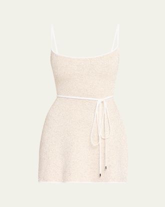 Retrof&ecirc;te Gisele Metallic Knit Mini Dress