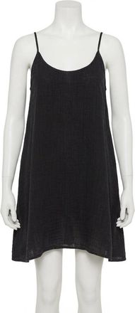 Z Supply Shana Gauze Mini Dress In Black