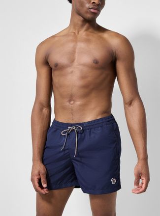 Paul Smith Mens Zebra crest swim trunks