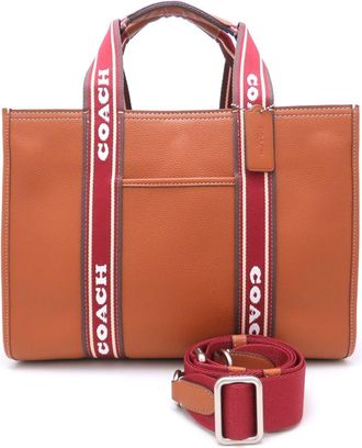 Coach Brown Leather Tote Bag (Pre-Owned)