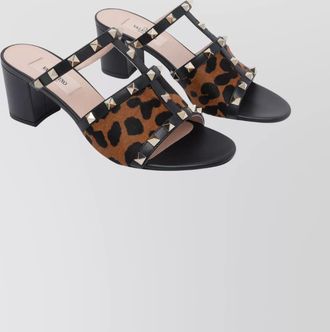 Valentino Garavani leather studded sandals