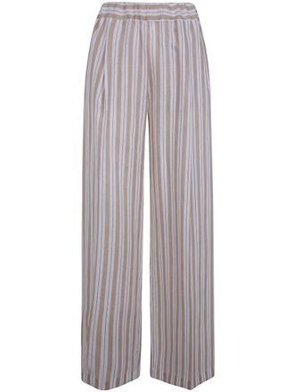 Semicouture Johnny Elastic Linen Trousers