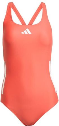 adidas 3 Stripes Bold Swimsuit Badeanzug f&uuml;r Damen | rot