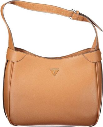 Guess Bruine Polyethyleen Dames Handtas Fedora Tas - Dames - Schoudertassen - Bruin - ONE Size - Tassen