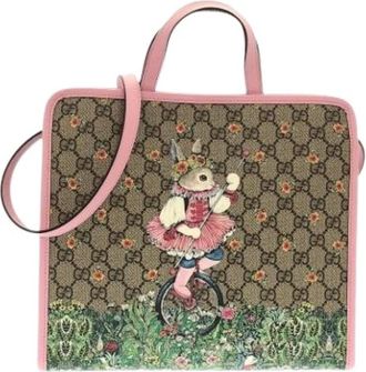 Gucci Pre-owned Handbags, female, Beige, Size: ONE SIZE Pre-owned Vintage GG Supreme Handbag