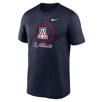 Nike Arizona Primetime Nike Mens Dri-FIT College T-Shirt in Blue | NKGK41SUAN-L42