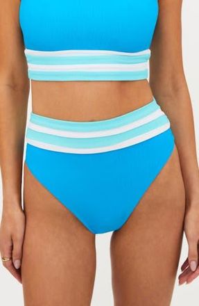 Beach Riot Thalia High Rise Bikini Bottoms in Riviera Royal at Nordstrom Rack, Size X-Small