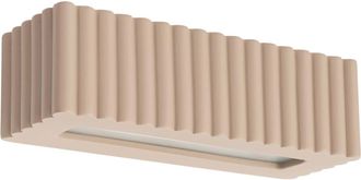 Sollux Lighting L&aacute;mpara de pared gris pardo cer&aacute;mica alt. 10 cm