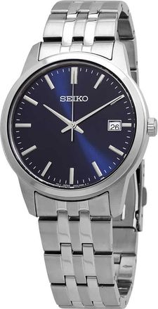 Seiko Essentials Quartz Blue Dial Mens Watch SUR399